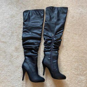 Focus 33- Forever High Heel Over the Knee dress boots
